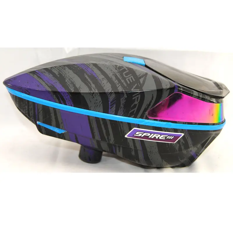 Used Virtue Spire Iii Electronic Paintball Loader - Graphic Amethyst 1