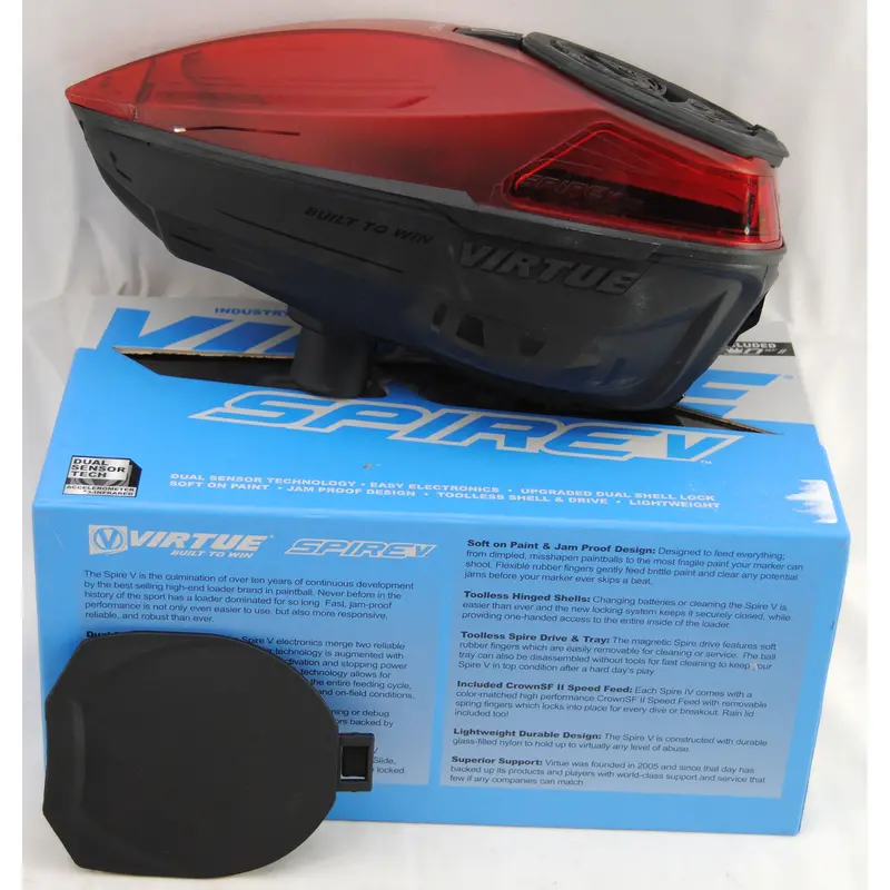Used Virtue Spire V Loader - Dust Crystal Red/Black 1