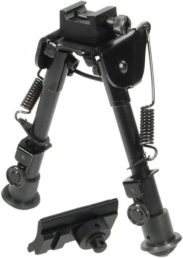 Utg Tactical Op Bipod With Rubber Feet - Center Height 6.1"-7.9" 1