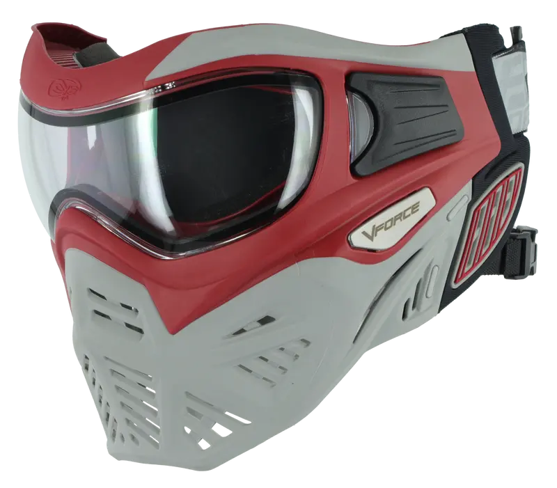 V-Force Grill 2.0 Paintball Goggle - Thermal Clear Lens - Dragon (Red/Grey) 1