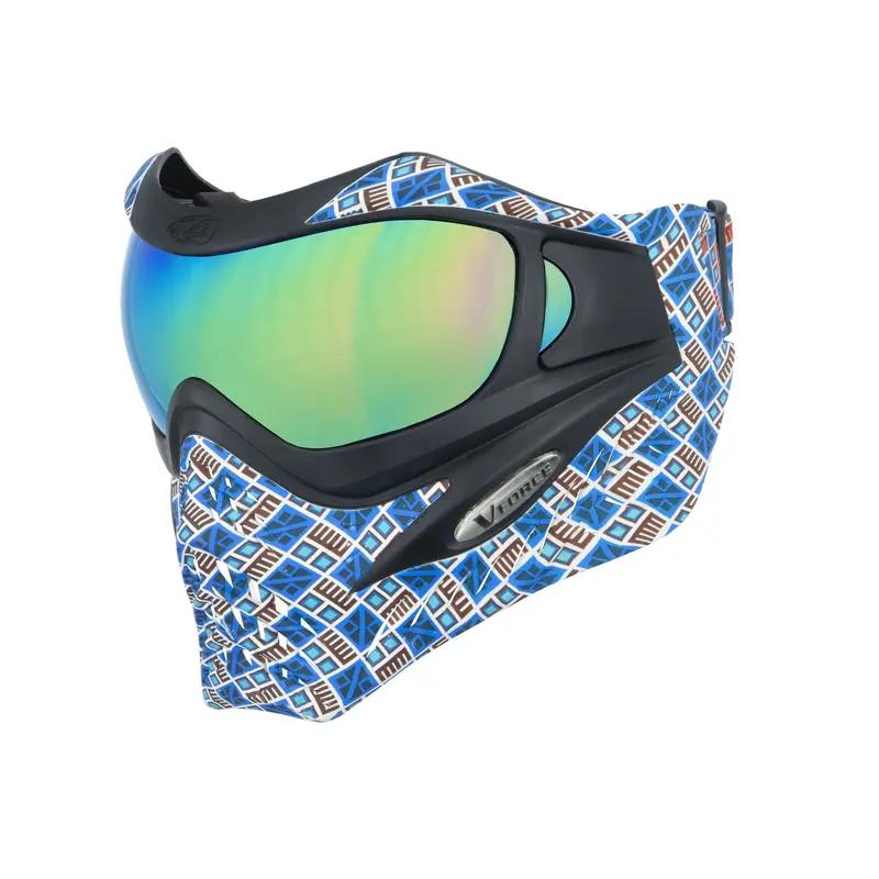 V-Force Grill Se Paintball Mask Goggle - Inca (Cyan/Copper) W/ Phantom Hdr And Clear Lens 1