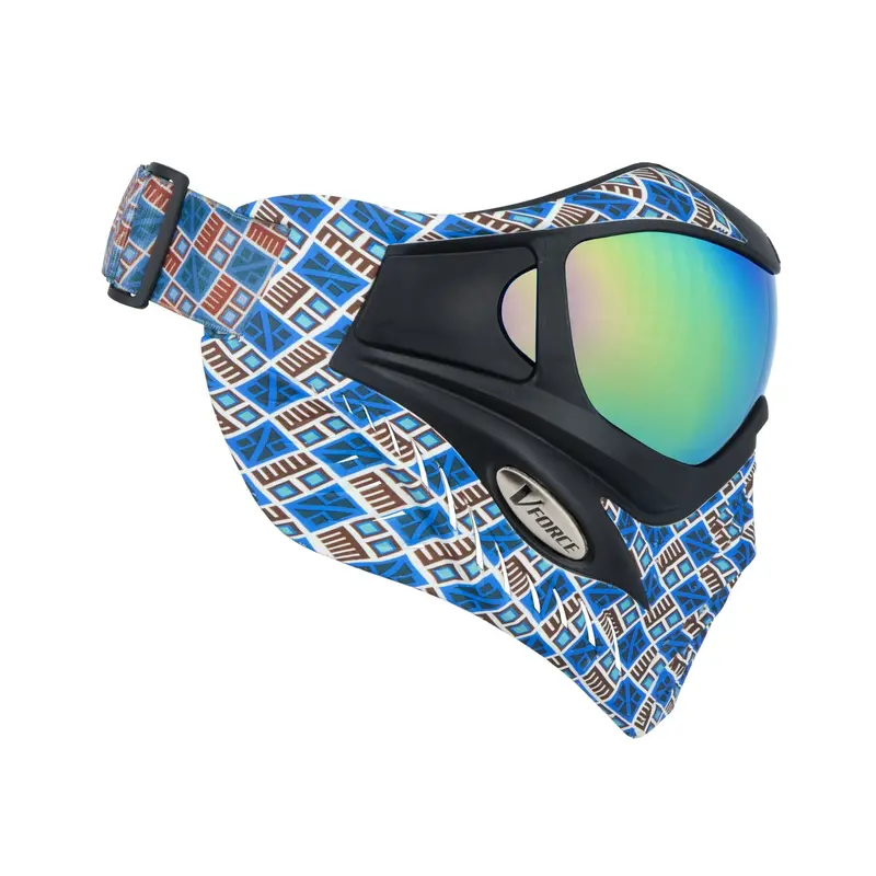 V-Force Grill Se Paintball Mask Goggle - Inca (Cyan/Copper) W/ Phantom Hdr And Clear Lens 2