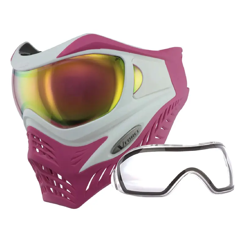 V-Force Grill Se Paintball Mask Goggle - Limited Edition Pink Warrior W/ Rose Gold Hdr Lens 1