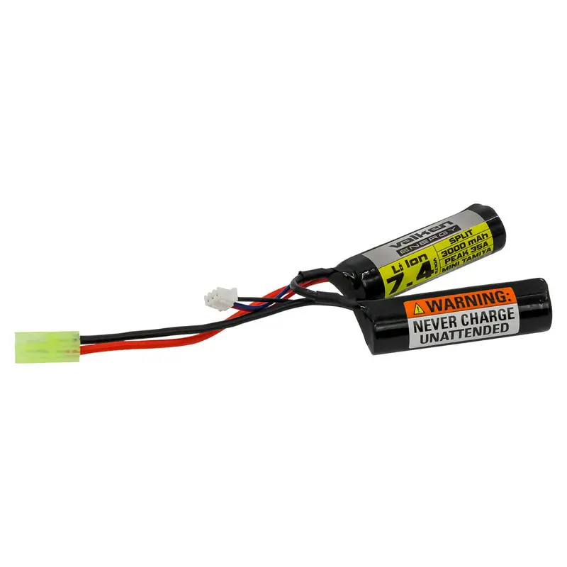 Valken 7.4V 3000Mah Peak 35A Split Style Battery (Small Tamiya) 1