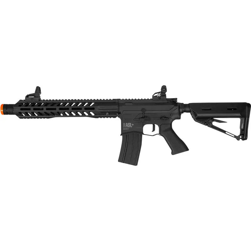 Valken Asl+ Hi-Velocity Aeg Whiskey Airsoft Rifle - Black 1