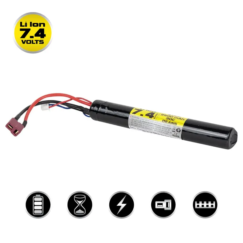 Valken Energy Li-Ion 7.4V 2500Mah Stick Style - Deans 1