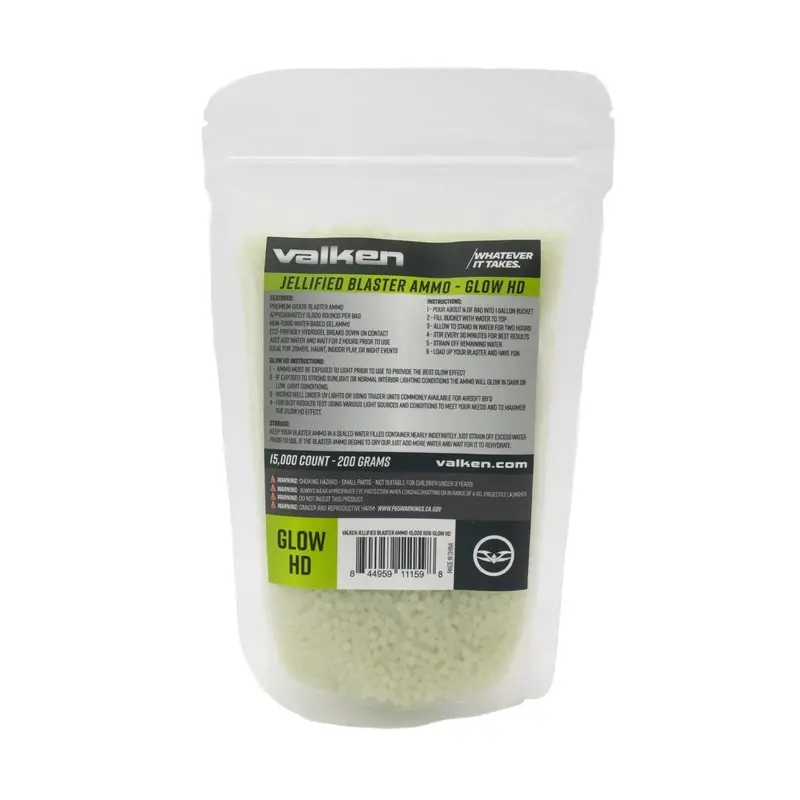 Valken Glow Hd Gel Blaster Ammo - 15,000 Rounds 1