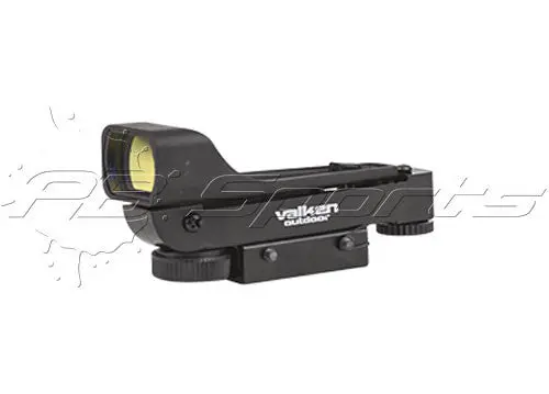 Valken Molded Red Dot Sight - Dual Mount Rail Mounted Optic For Paintball And Airsoft 1