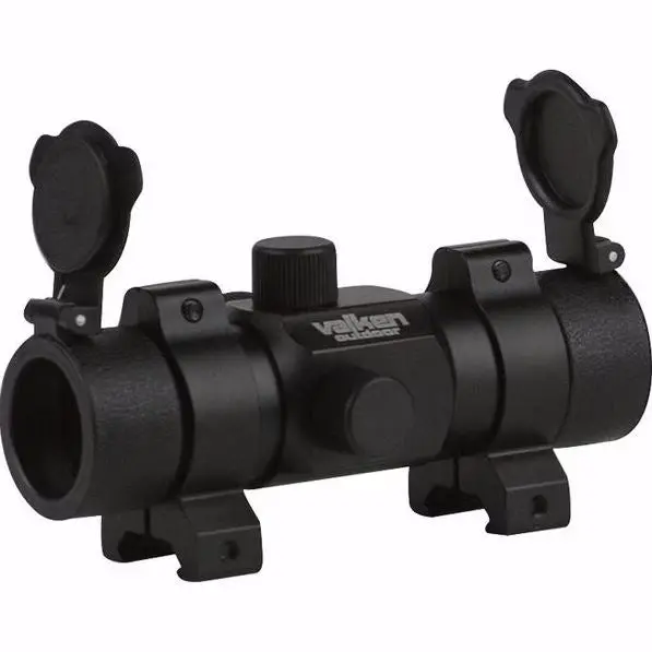 Valken Red Dot Sight 1X30st W/ Weaver Rings 1