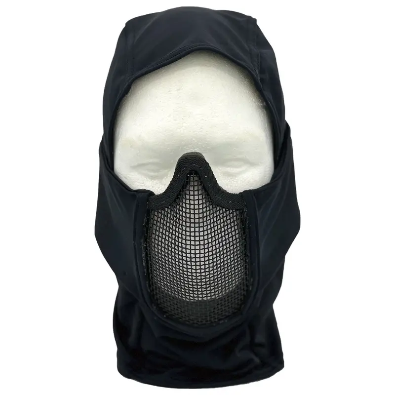 Valken Tactical Bravo Balaclava W/ Airsoft Mesh Mask - Black 1