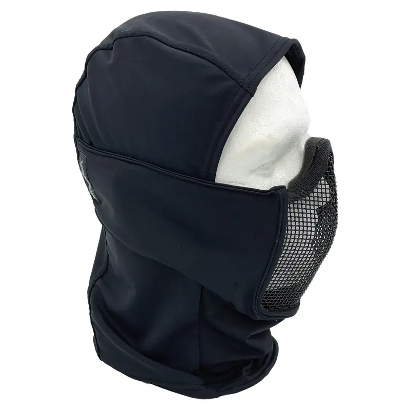 Valken Tactical Bravo Balaclava W/ Airsoft Mesh Mask - Black 2