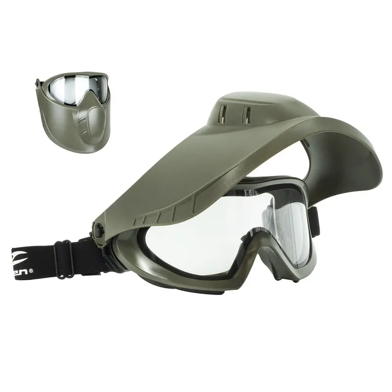 Valken Vsm Thermal W/Face Shield Olive - Clear Lens 1