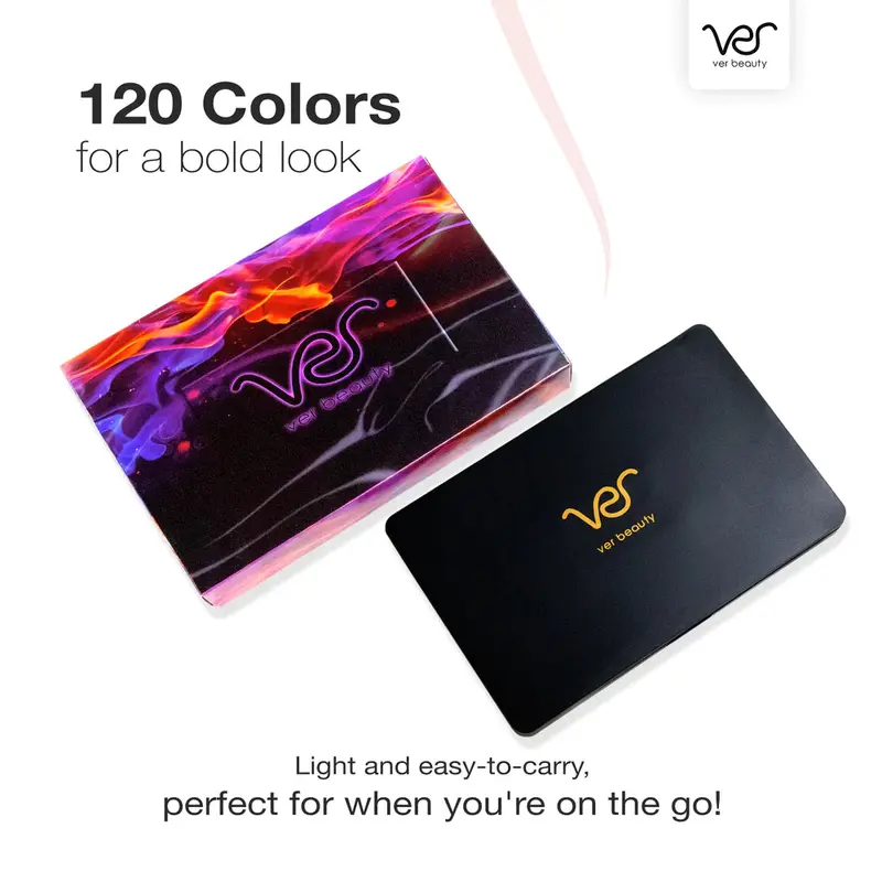 Ver Beauty 120 Matte And Shimmer Eye Shadow Palette - Bittersweet 2