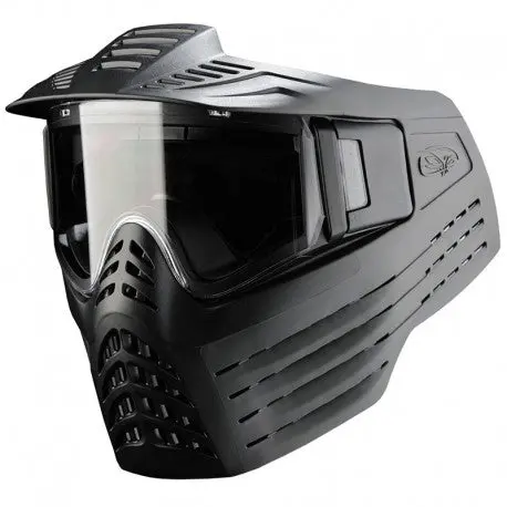 Vforce Sentry Paintball Mask - Single Pane Clear Lens - Black 1