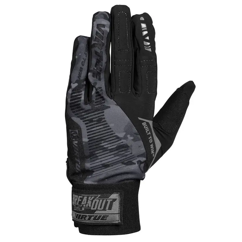 Virtue Breakout Gloves Ripstop Full Finger - Black Camo 1