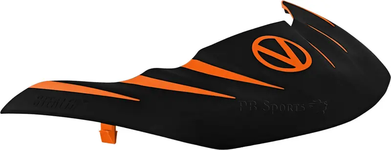 Virtue Vio Stealth Visor Orange & Black 1