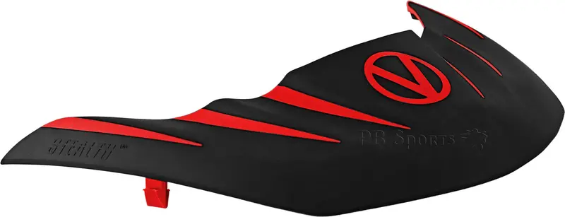 Virtue Vio Stealth Visor Red & Black 1