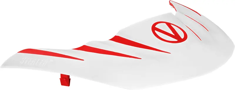 Virtue Vio Stealth Visor Red & White 1