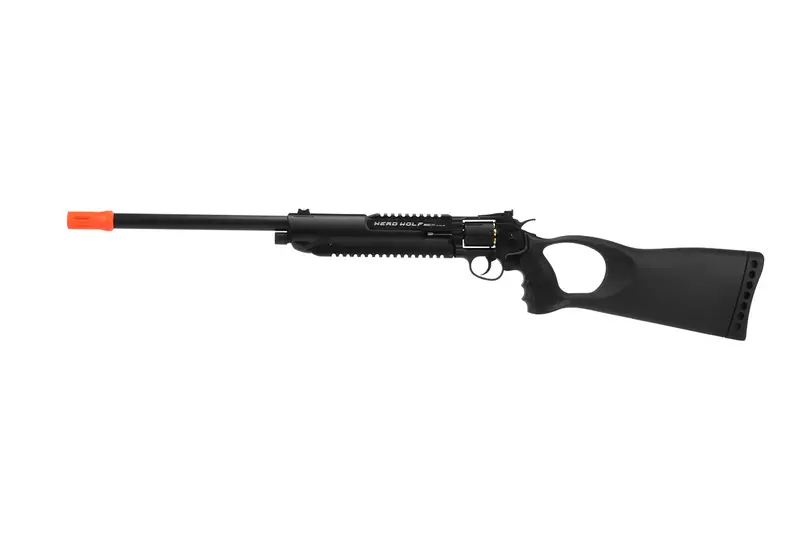 Wingun Herd Wolf Model M711 Co2 Powered Airsoft Revolver Carbine 1