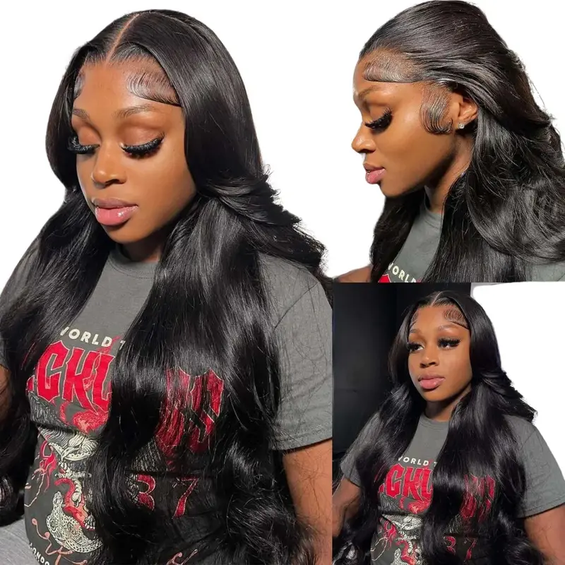 Wizi Hair Glueless 13X4 Lace Front Wig 180% Density - Straight 1