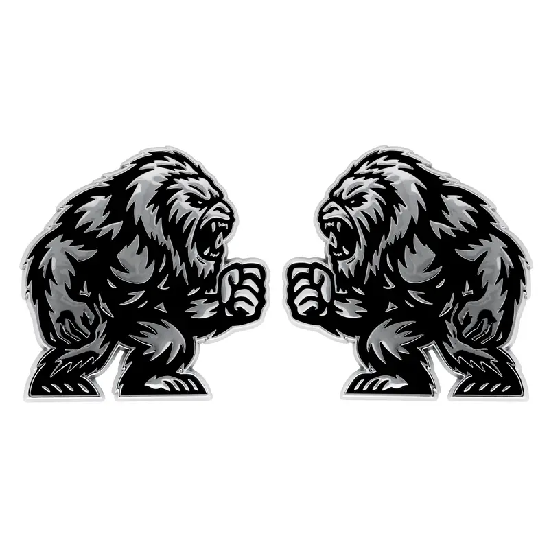 Yeti Emblem - Left & Right - Chrome 1