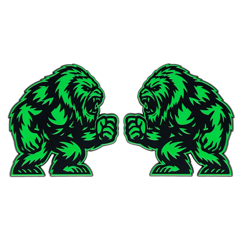 Yeti Emblem - Left & Right - Green 1