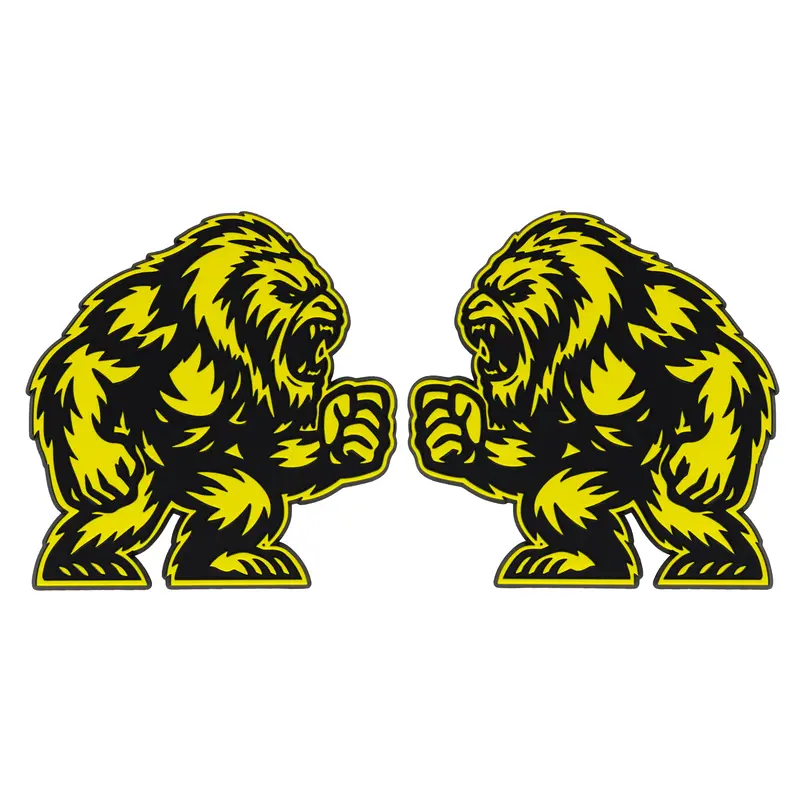 Yeti Emblem - Left & Right - Yellow 1