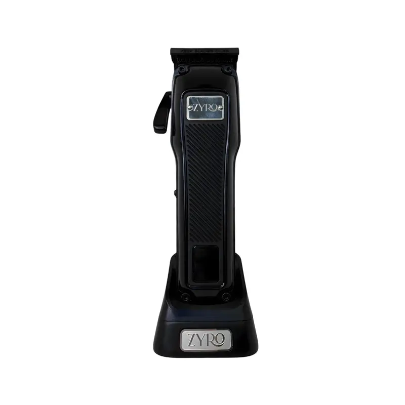 Zyro Black Cord/Cordless Clipper | Dlc Stainless Steel Blade, 7000 Rpm Motor 1