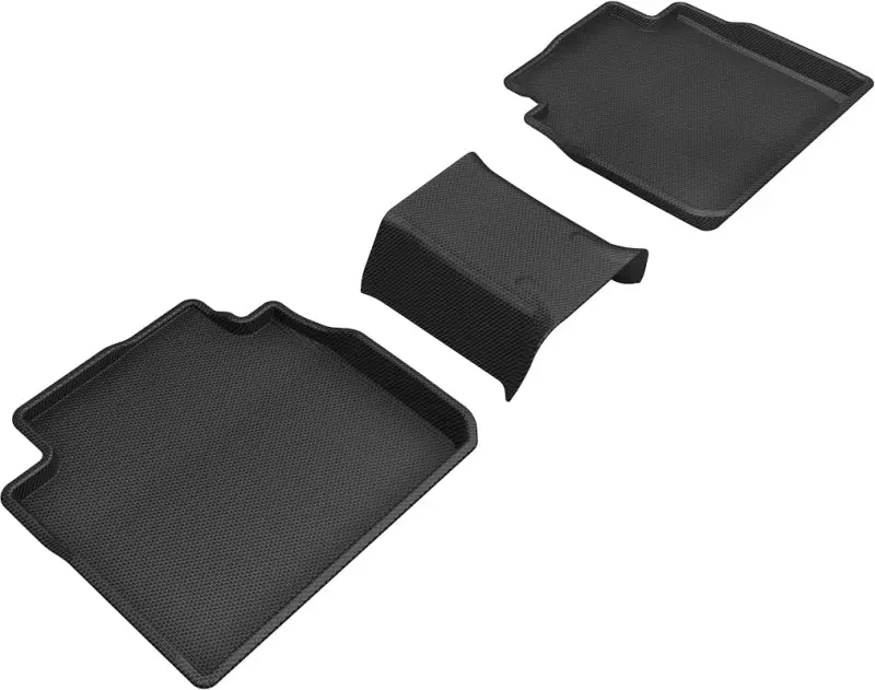 3D Maxpider Custom-Fit Second-Row Floor Mats For 2019–2020 Toyota Avalon & Lexus Es/Kagu – Black 1