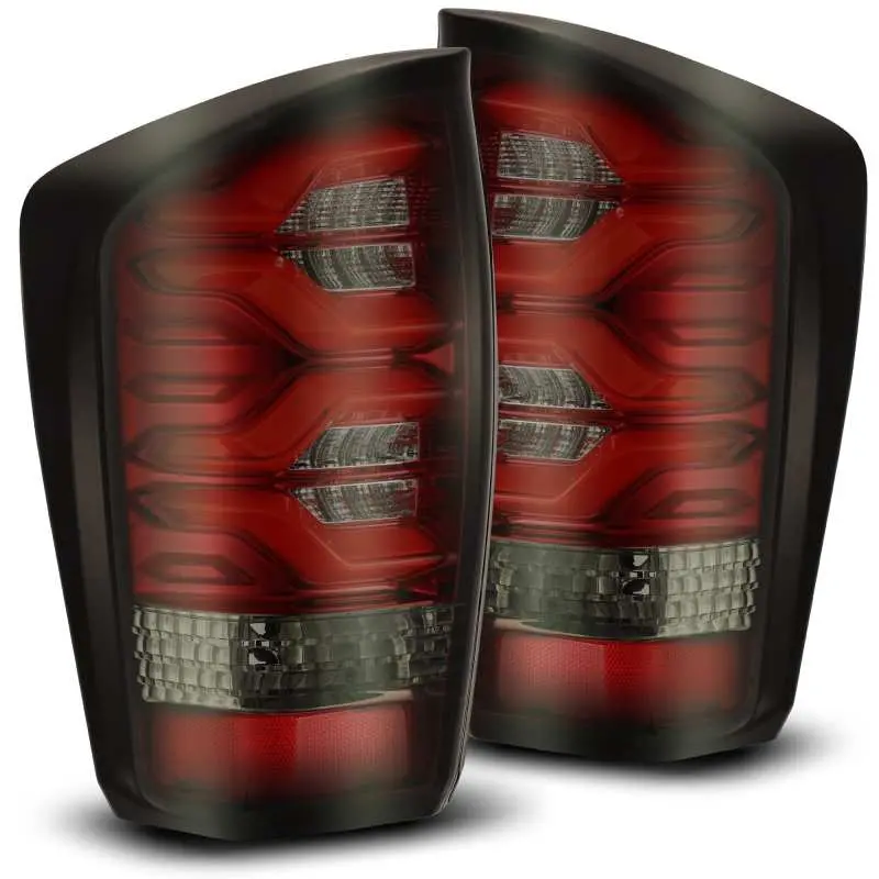 Alpharex Pro-Series Led Tail Lights For 2016–2023 Toyota Tacoma – Red Lens, Smoke Housing 1