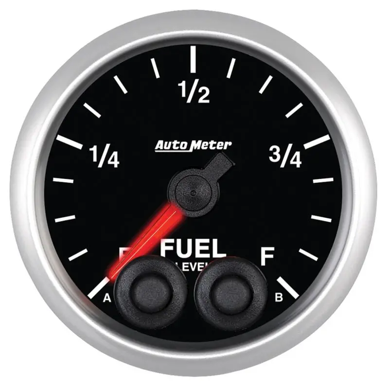 Autometer Elite 52Mm 0-280 Ohm Full Sweep Electronic Fuel Level Programmable Empty-Full Gauge 1