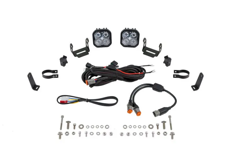 Diode Dynamics Ss3 Led Bumper 1 3/4 In Roll Bar Kit Max - White Combo (Pair) 1