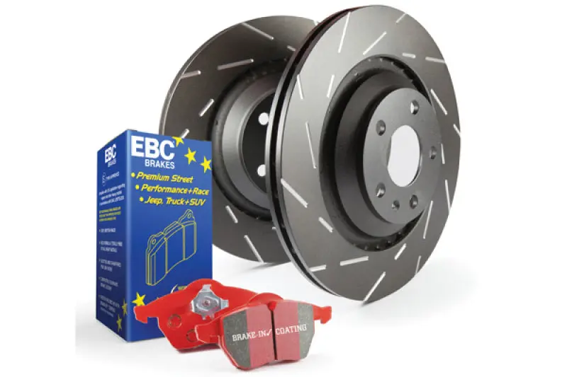 Ebc Redstuff Performance Brake Pad And Usr Drilled & Slotted Rotor Kit (S4 Series) – Replacement Set 1
