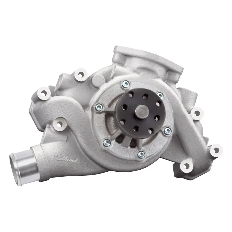 Edelbrock Victor Pro Series Water Pump For Chevrolet Ls Engines – Standard Length, Satin Finish 1