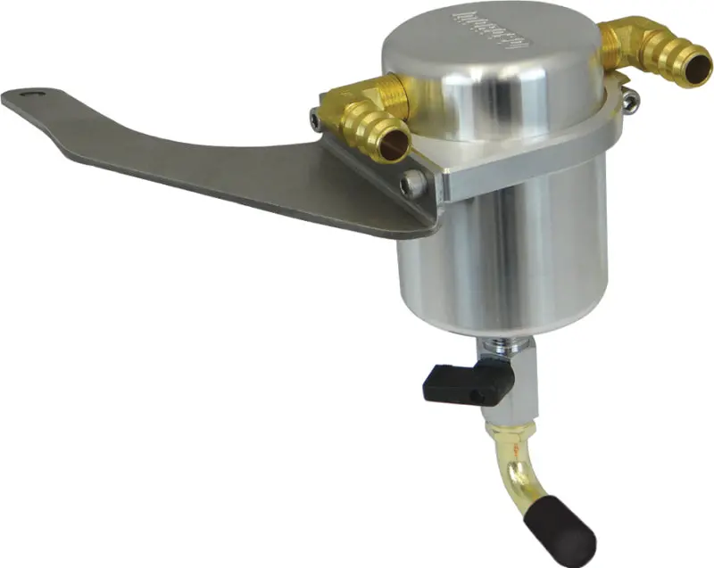Moroso Air/Oil Separator Catch Can For 2015–2017 Ford Mustang Gt – Large Billet Aluminum Body 1