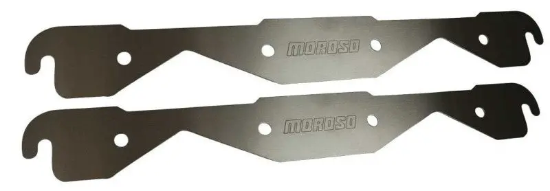 Moroso Small Block Chevy Exhaust Block Off Storage Plate - Pair 1
