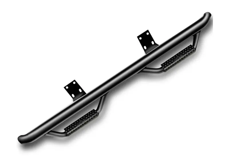 N-Fab Nerf Step Side Bars – Texas Black Finish, Cab-Length, 3In Drop – Fits 2014–2017 Chevy/Gmc 1500 Double Cab 1