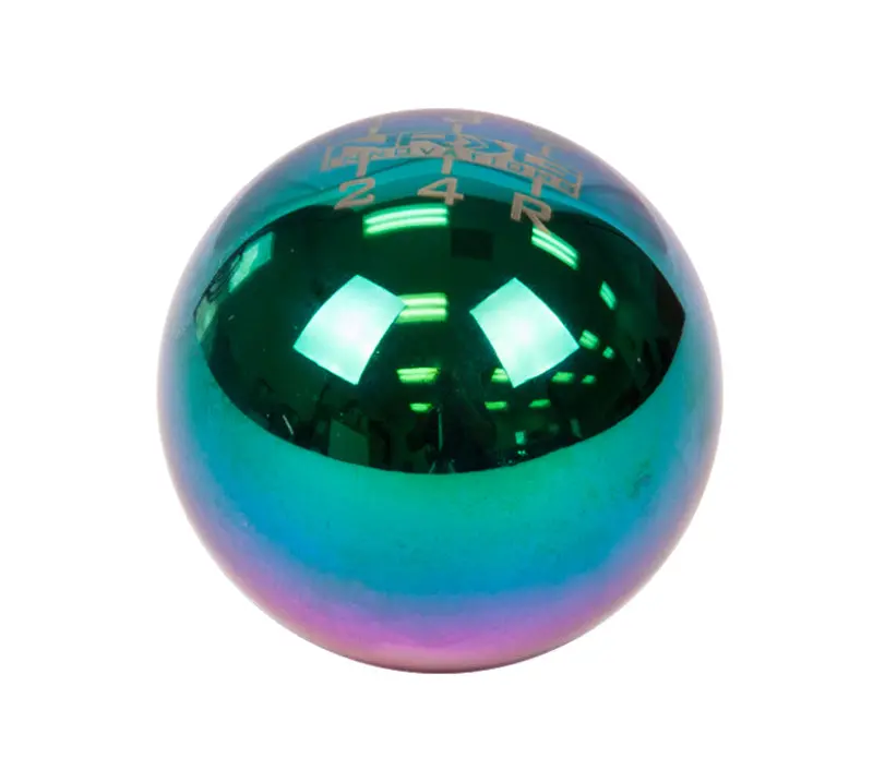 Nrg Heavy-Duty Universal Ball-Style Shift Knob – 480G, Multi-Color Neochrome Finish (6-Speed) 1
