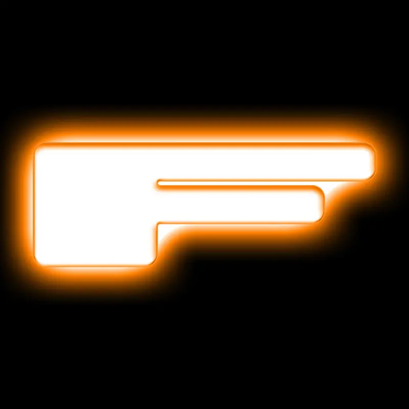 Oracle Illuminated Led Letter Badge – Universal Fit, Matte White Finish (Letter: F) 1