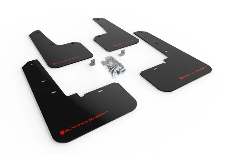 Rally Armor 20-22 Subaru Outback Black Ur Mud Flap W/ Red Logo 1