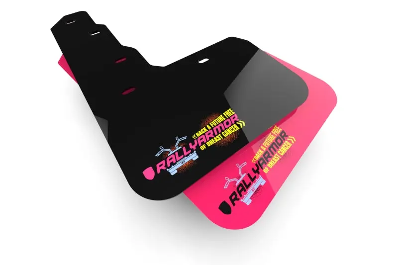 Rally Armor Bce Logo Mud Flaps For 1993–2001 Subaru Impreza – Pink Trim, Custom Fit 1